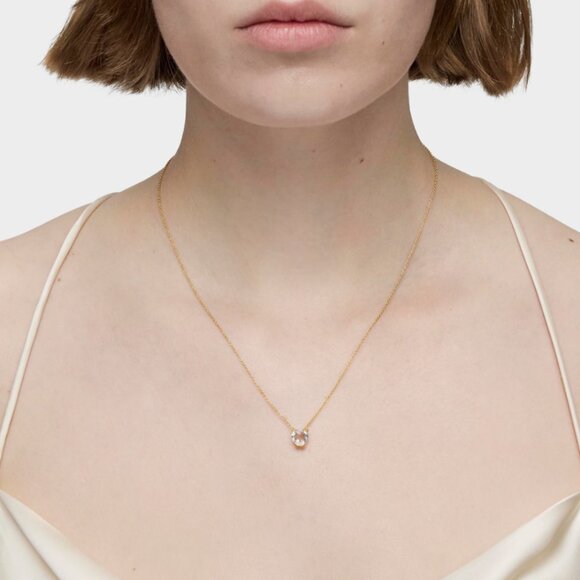 Tous Short Bear and Rock Crystal Quartz Necklace Color Pills - Picture 2 of 9